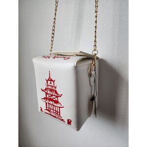 Hello 3am chinese takeout box purse NWT